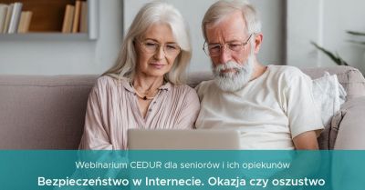 Bezpłatne webinarium dla seniorów o fałszywych inwestycjach
